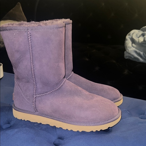 UGG Shoes - UGG Purple Shearling Lined Winter Boots